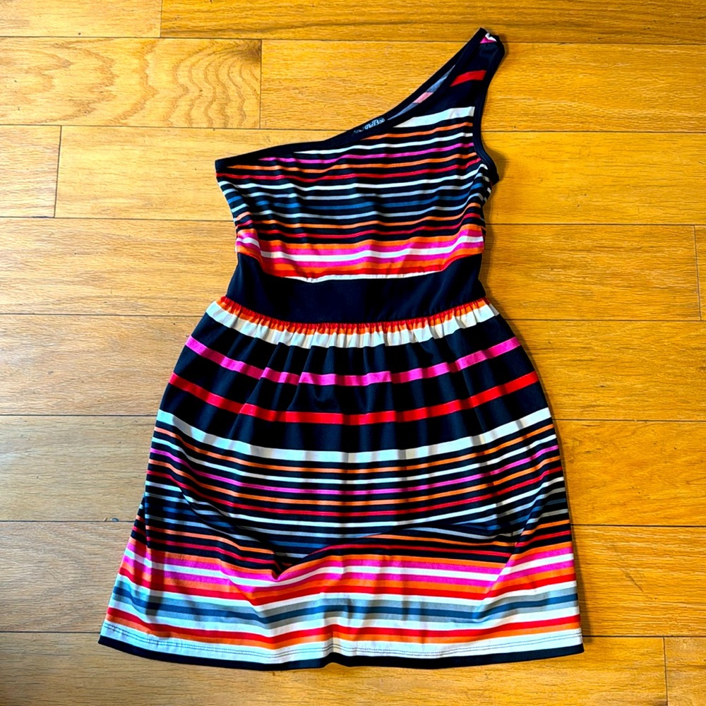Cotton one shoulder dress. Med